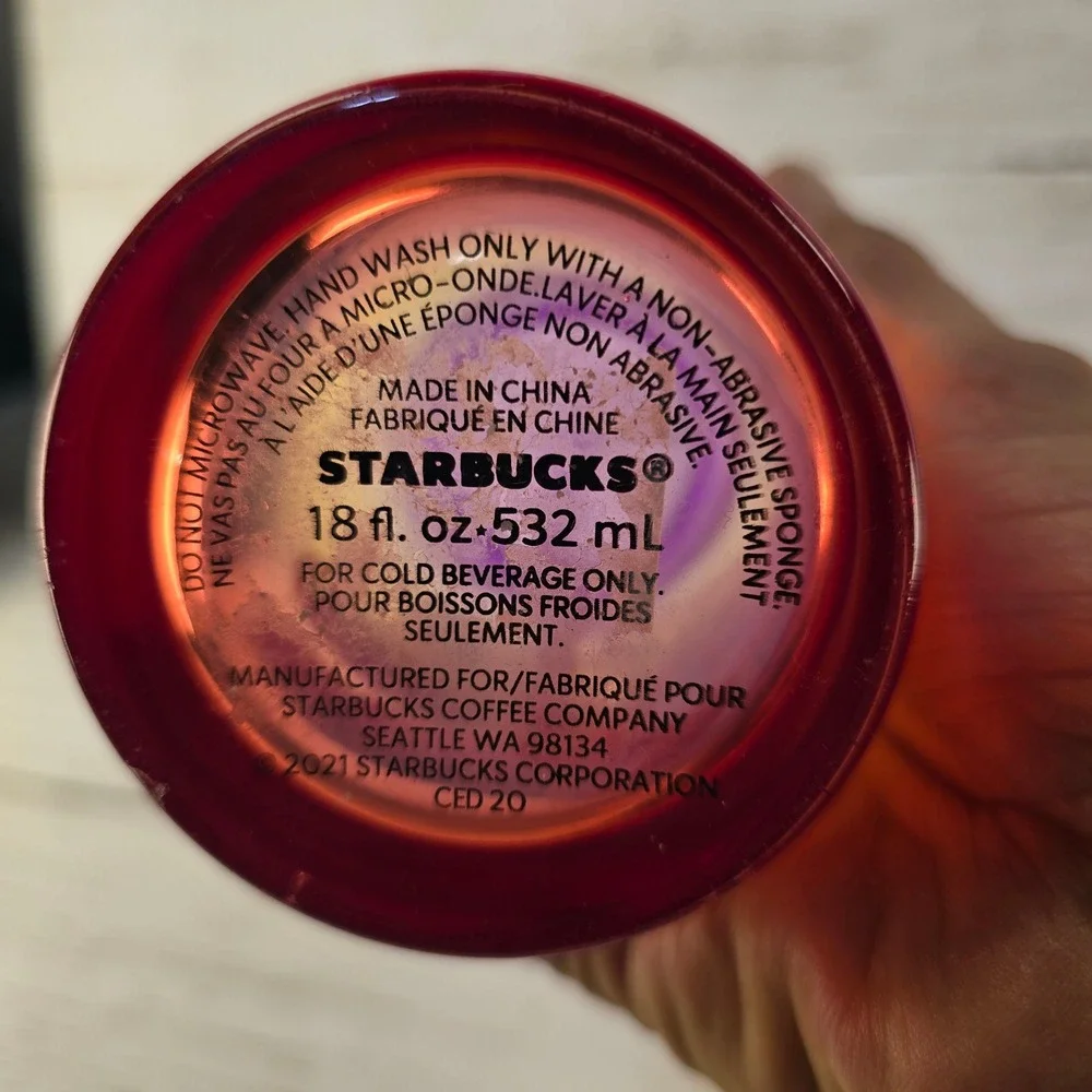 Starbucks reusable cold